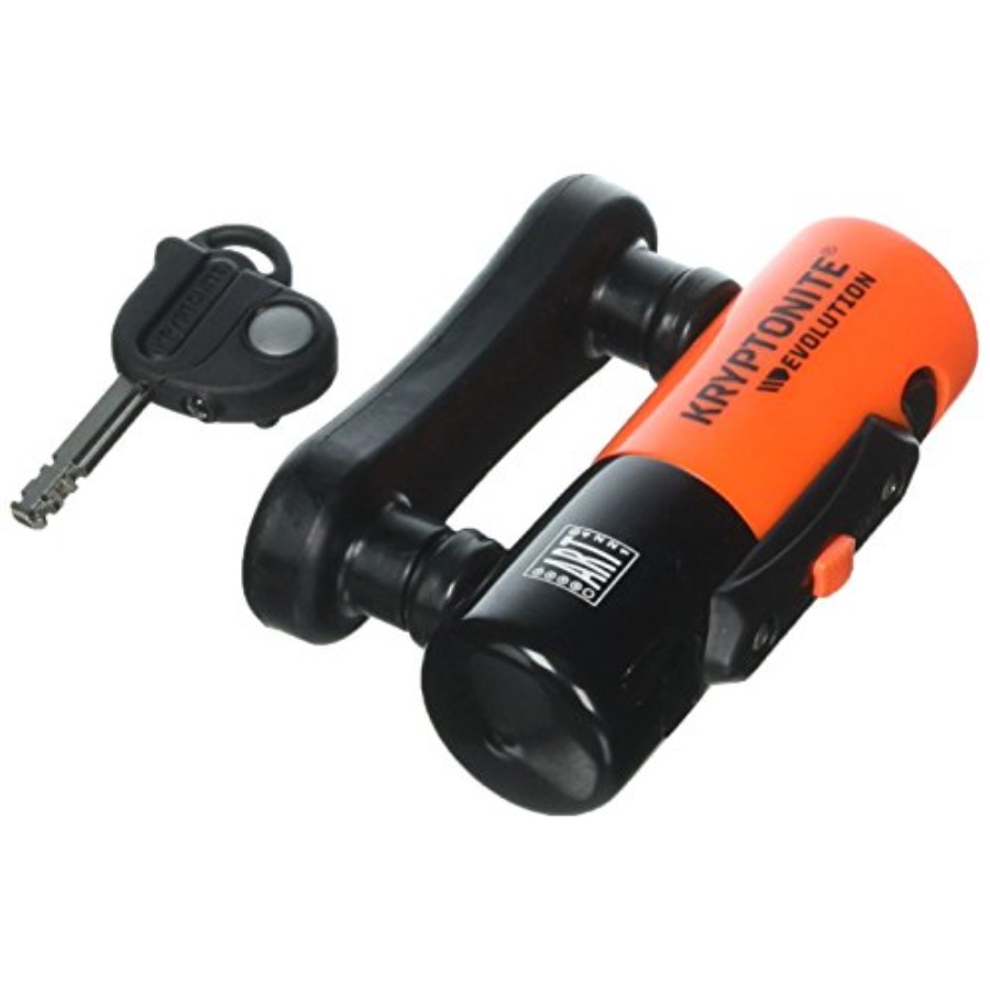 Commuter Bike Lock - High-Security Anti-Theft Orange Bike Lock with