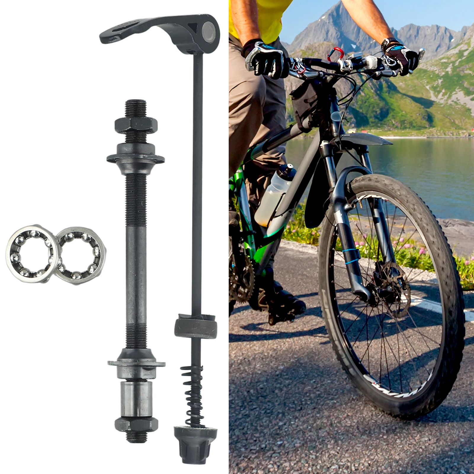 Dynamo Hub Front - 1 Set MTB Bike Axle Front