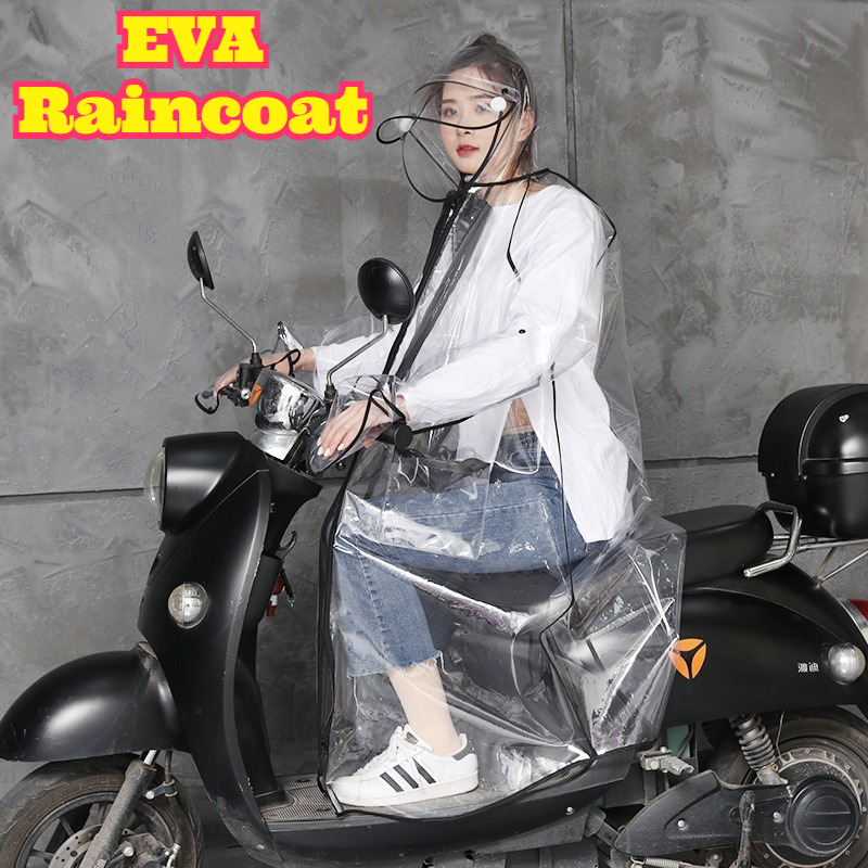 Transparent EVA Rain Poncho Ho – Cycling Commute In Rain recenzja i cena
