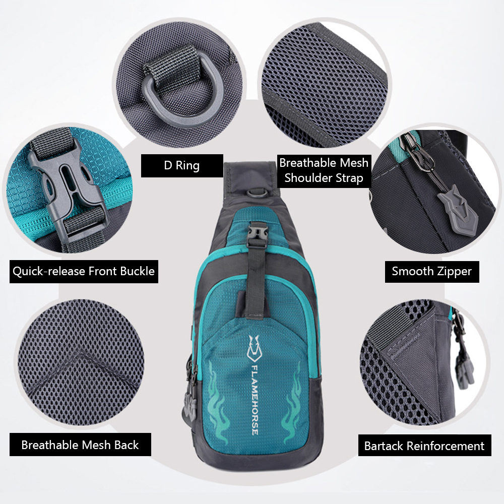 Men Sling Backpack Chest Cross – Cycling Commuter Backpack Waterproof recenzja i cena