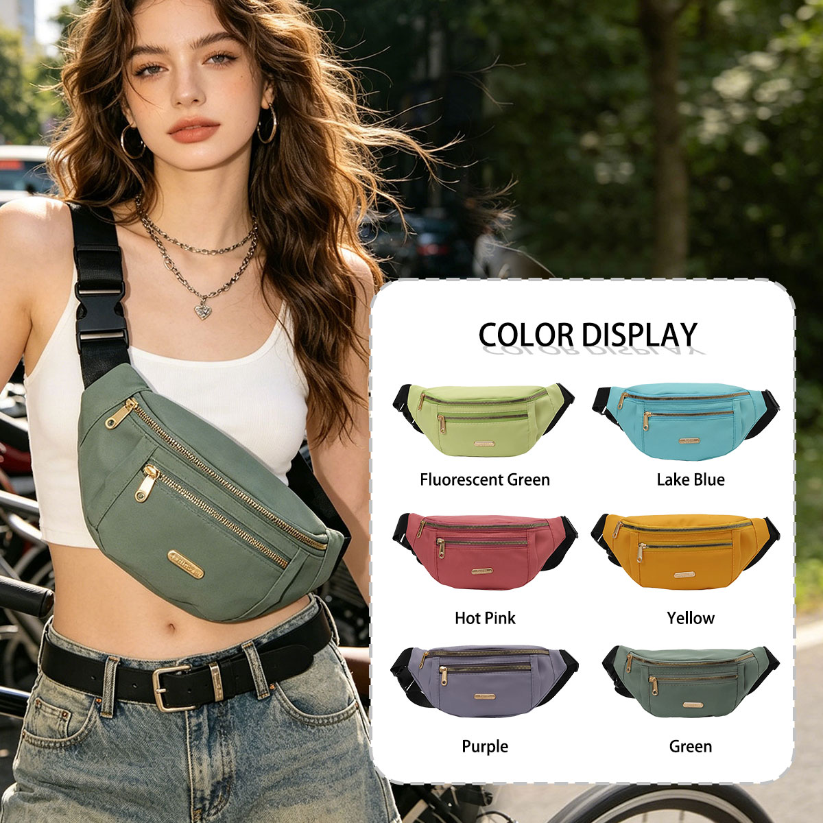 Fashion Casual Solid Color Wom – Cycling Commuter Bag recenzja i cena
