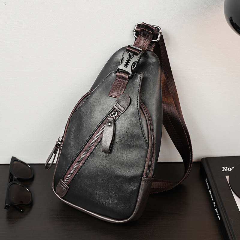 PU leather multi-pocket men's  – Cycling Commuter Bag recenzja i cena