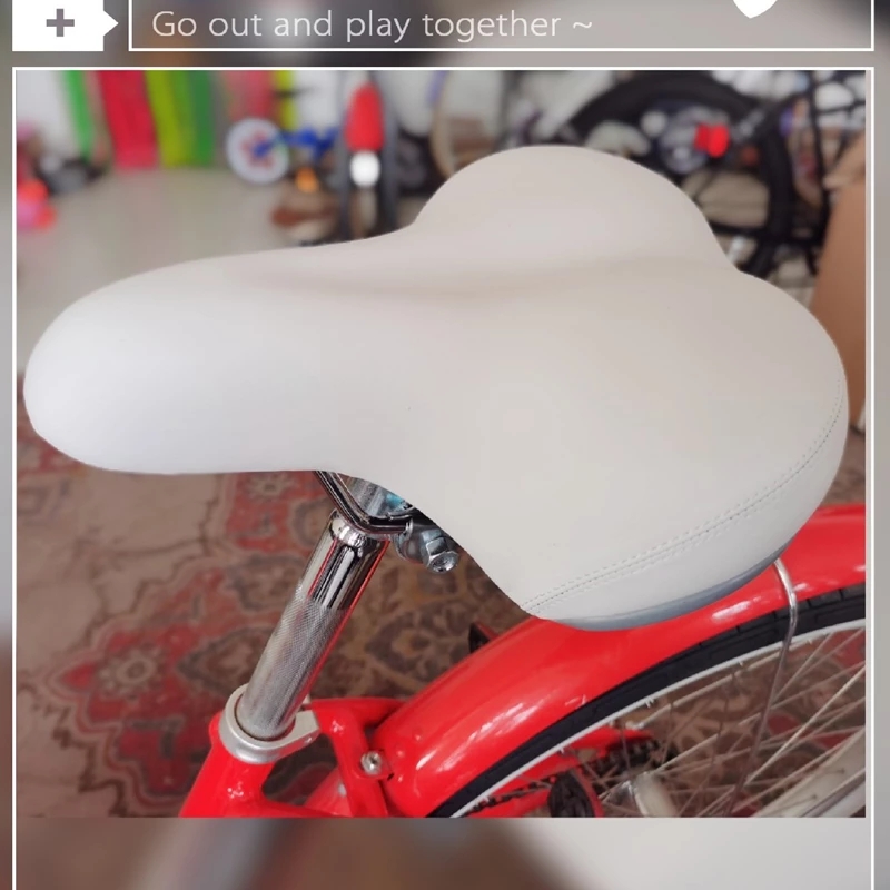Bicycle Saddle White Color Wit – Cycling In City recenzja i cena
