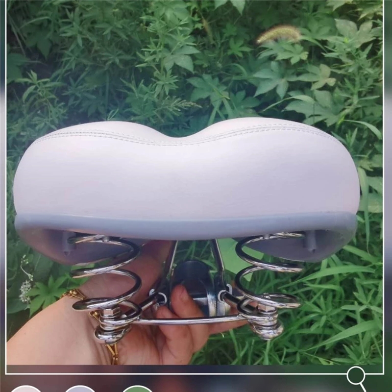 Bicycle Saddle White Color Wit – Cycling In City recenzja i cena