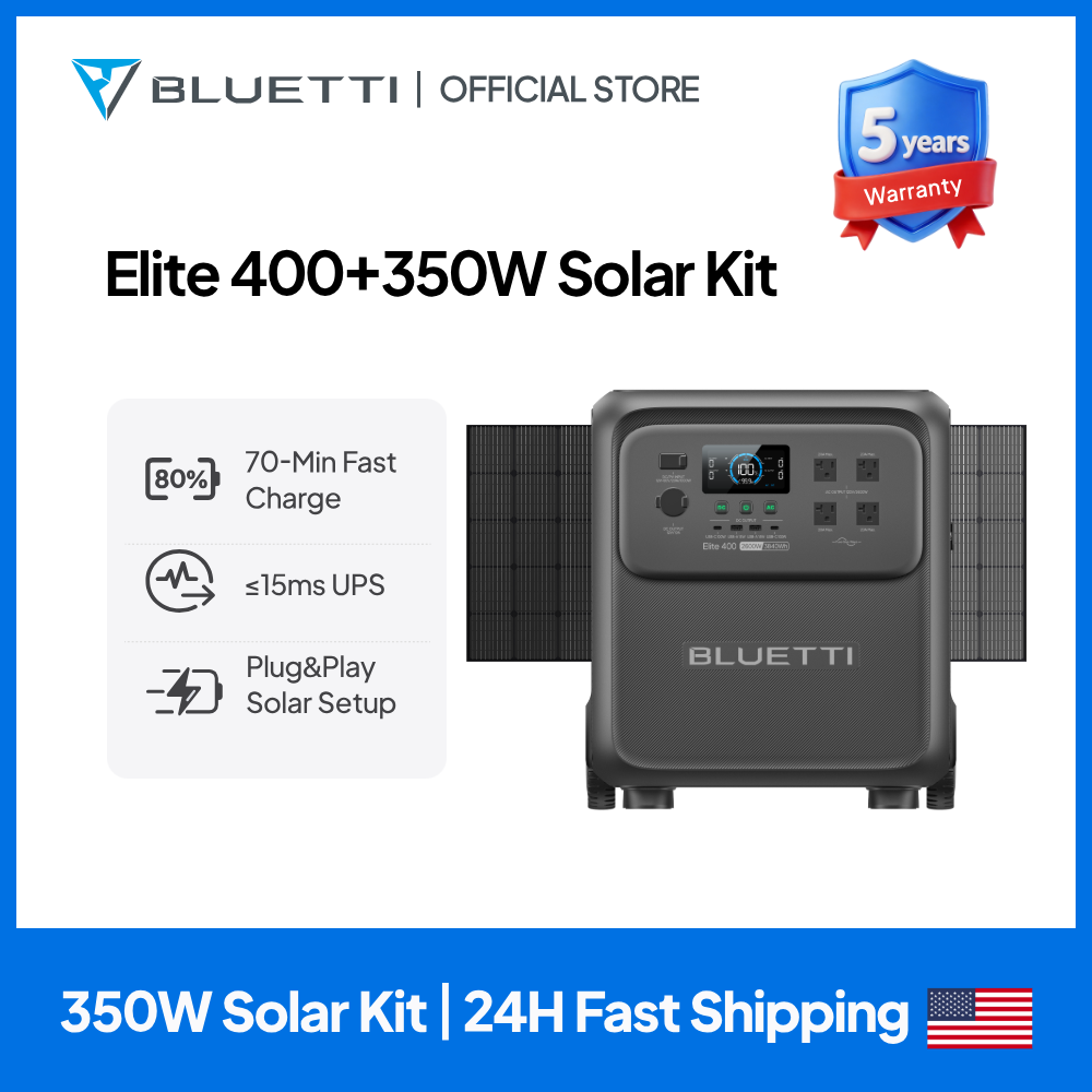 BLUETTI Elite 400 3840Wh Solar – Usb Charger Dynamo recenzja i cena