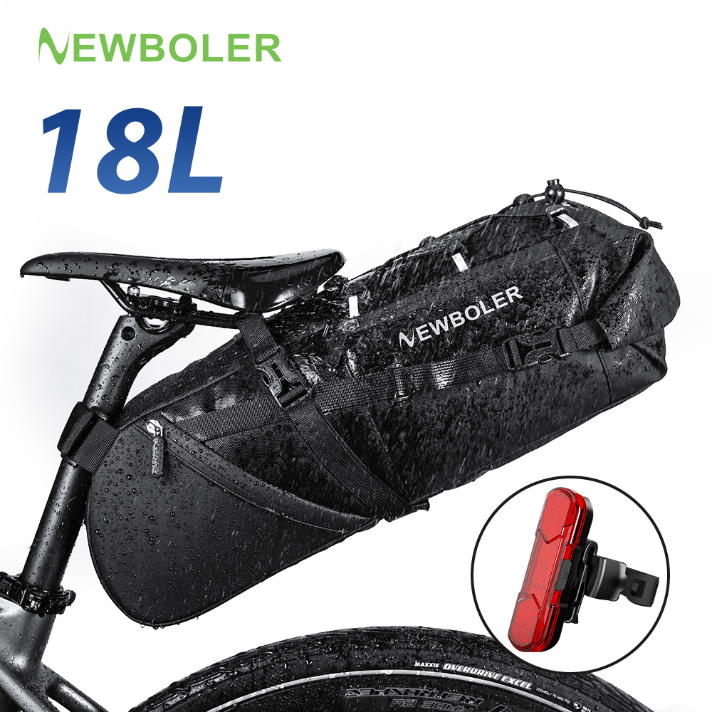 NEWBOLER 18L Bike Saddle Bag W – Cycling Commuter Backpack Waterproof recenzja i cena