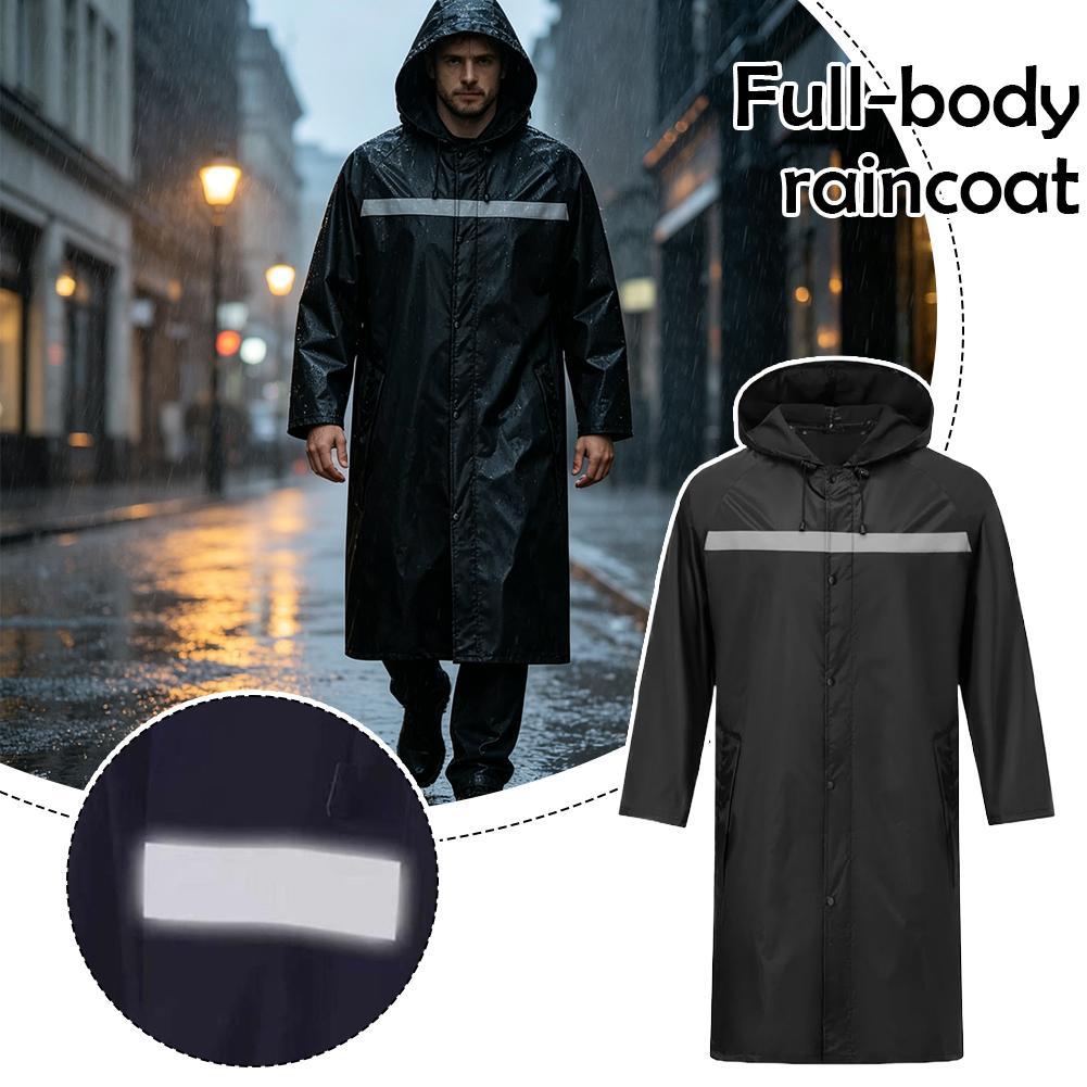 Unisex Full-Body Raincoat with – Cycling Commute In Rain recenzja i cena
