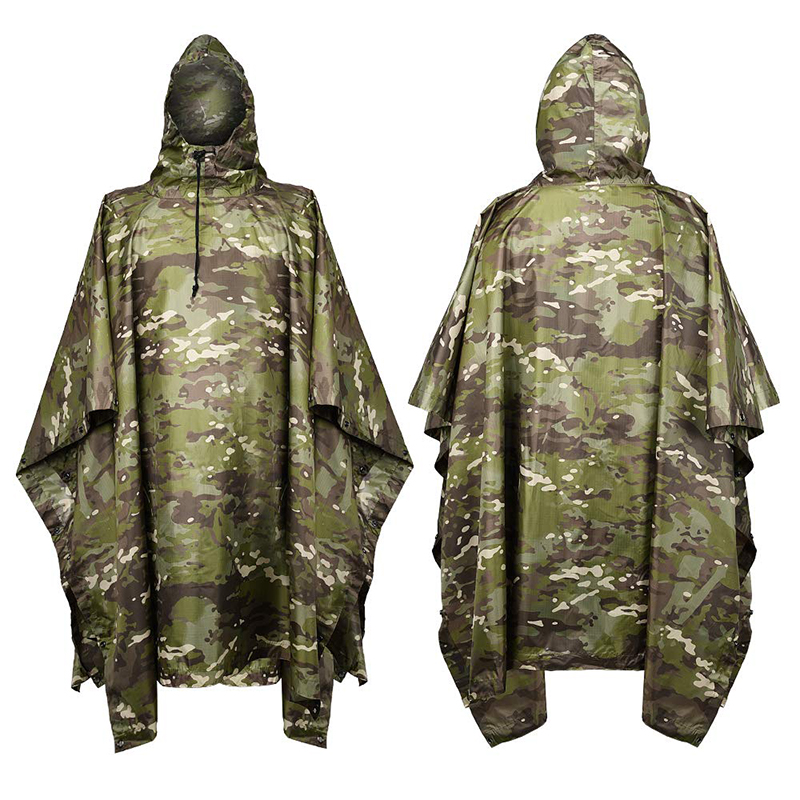 Rain Coat Camouflage Tactical  – Cycling Rain Jacket Commute recenzja i cena