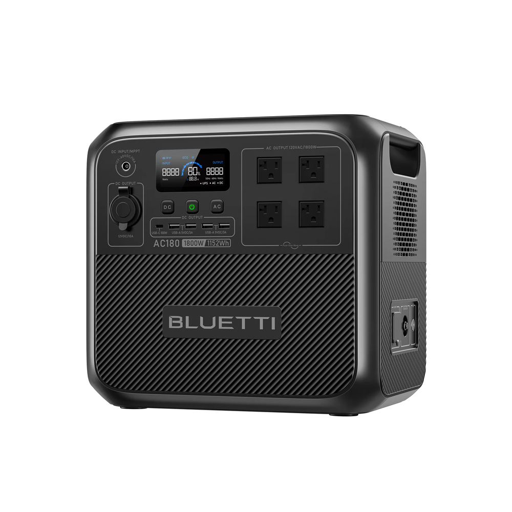 【RENEW】BLUETTI AC180 Solar Por – Usb Charger Dynamo recenzja i cena