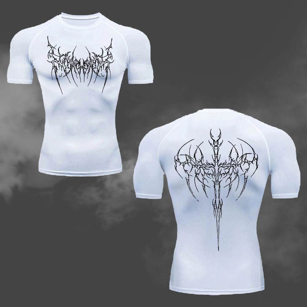 Men's Compression T-Shirt Goth – Cycling Commute Training recenzja i cena