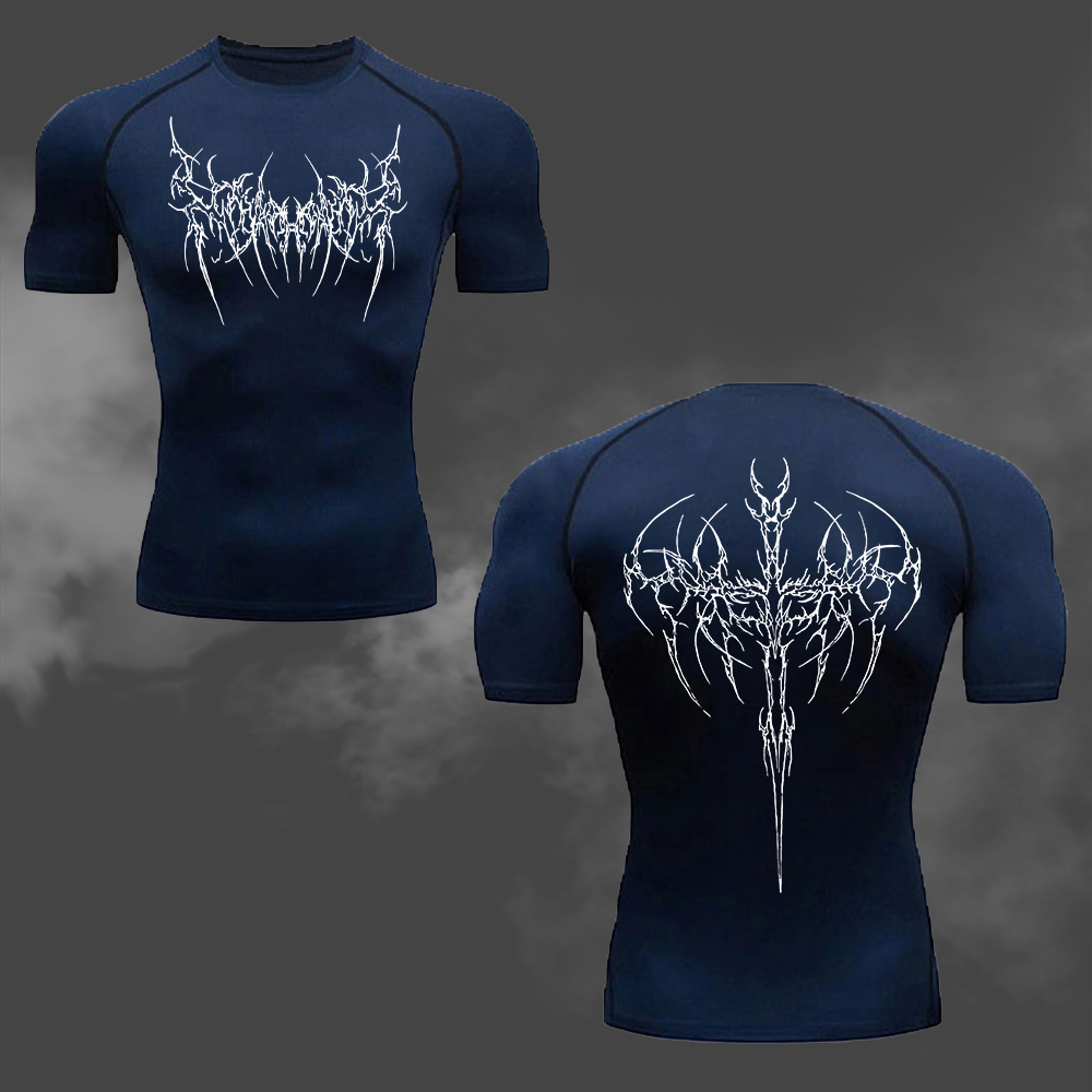 Men's Compression T-Shirt Goth – Cycling Commute Training recenzja i cena