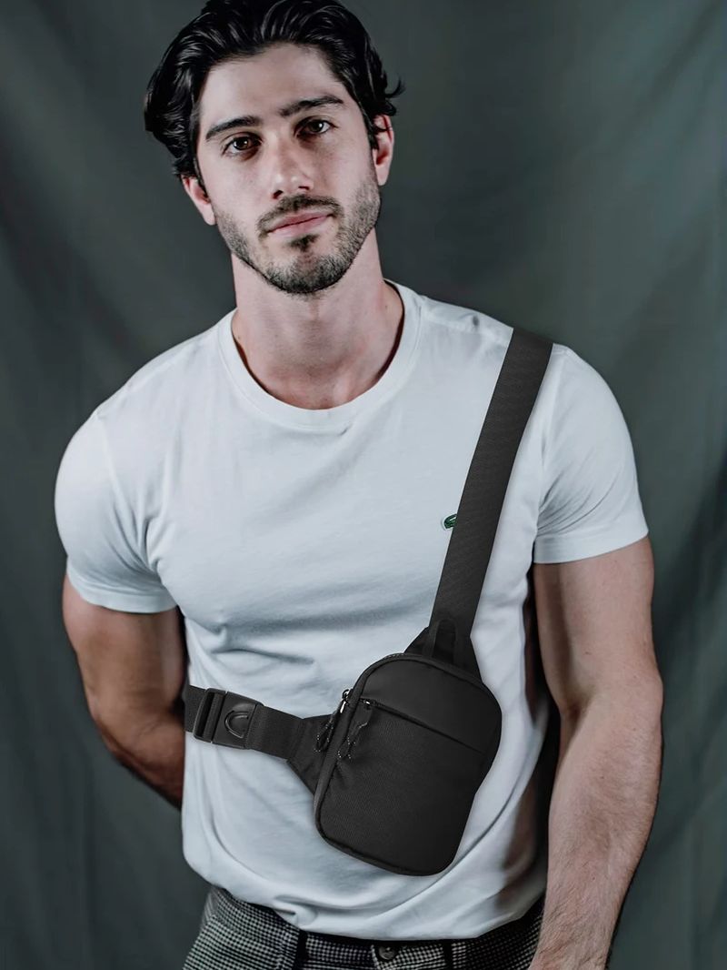 Casual Men Shoulder Chest Bag  – Cycling Commuter Backpack Waterproof recenzja i cena