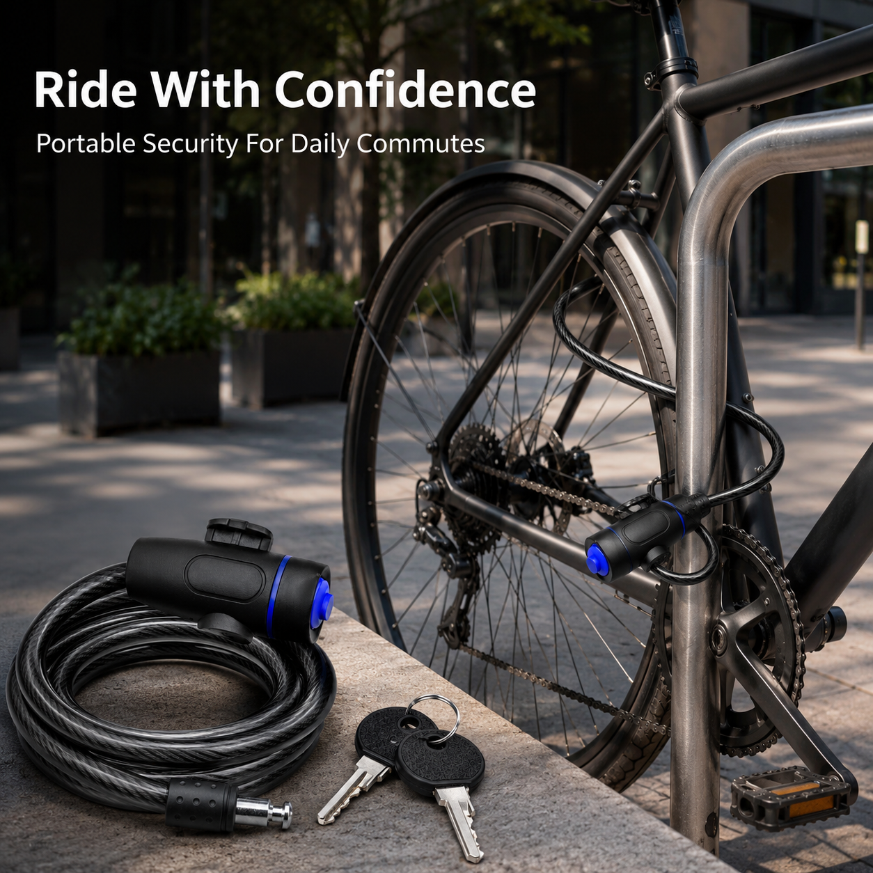 PINMOAP 1PC Universal Bike Loc – Commuter Bike Lock recenzja i cena