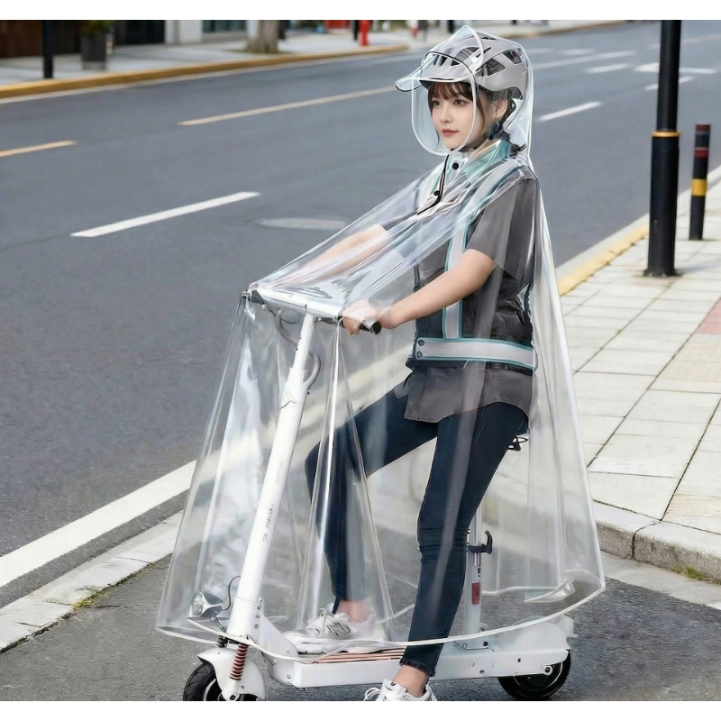Electric Scooter Raincoat, Ful – Cycling Rain Jacket Commute recenzja i cena