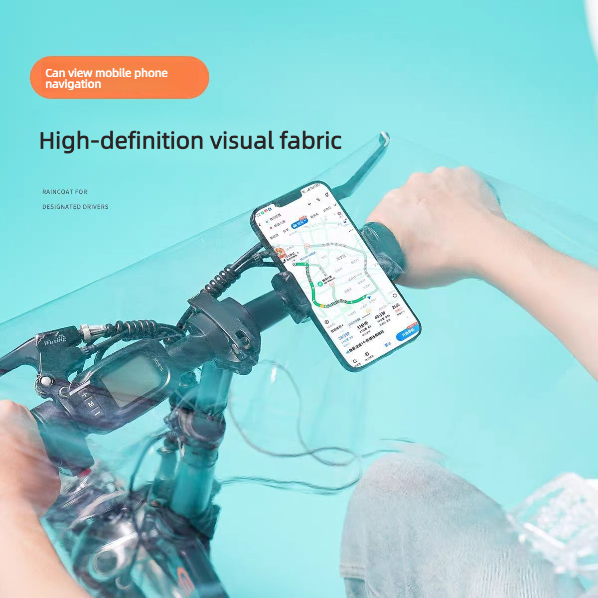 Electric Scooter Raincoat, Ful – Cycling Rain Jacket Commute recenzja i cena