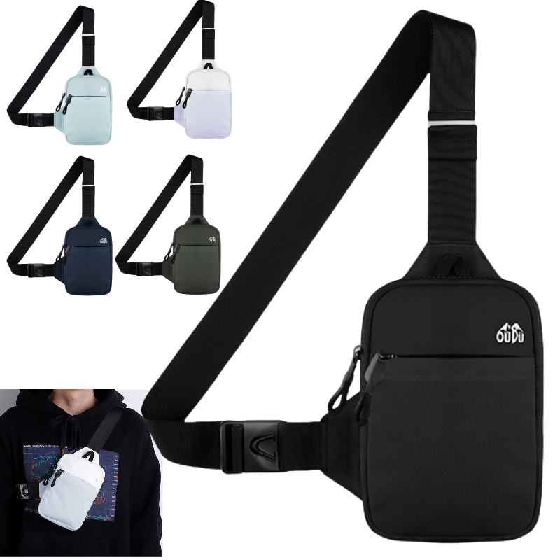 Casual Men Shoulder Chest Bag  – Cycling Commuter Backpack Waterproof recenzja i cena