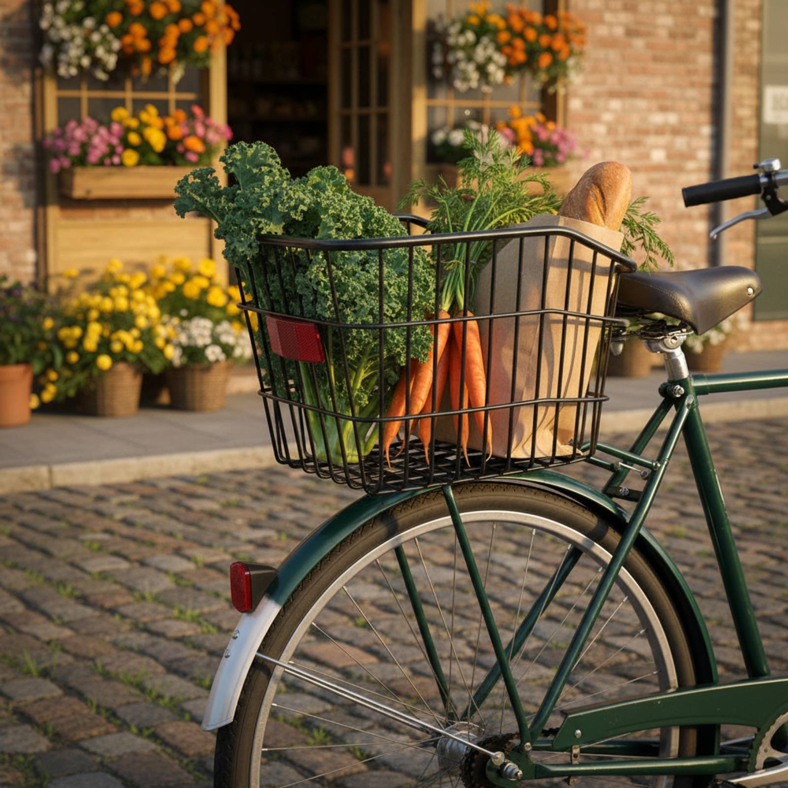 Cycle Rear Rack Basket Sturdy- – Cycling Commuting recenzja i cena