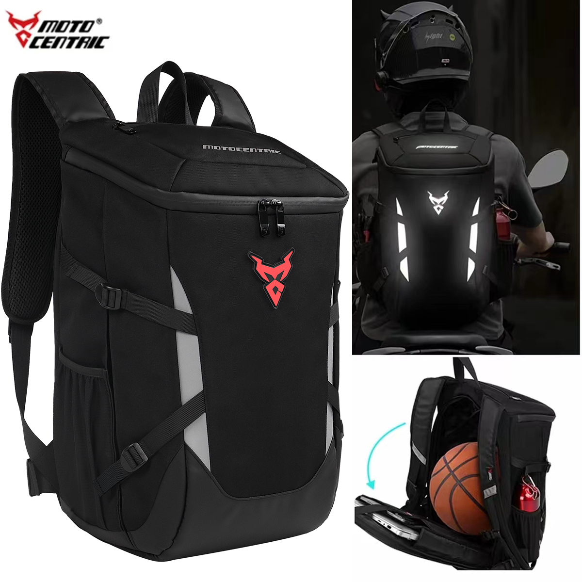 Riding Backpack Motorcycle Hel – Cycling Commuter Backpack Waterproof recenzja i cena