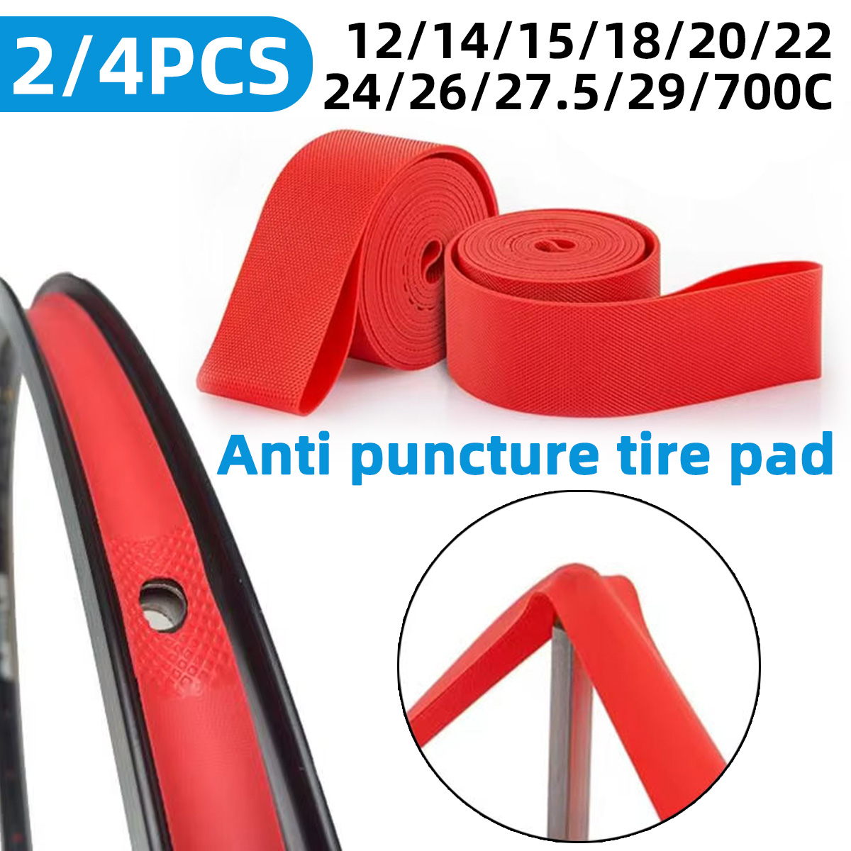 2/4PCS Bicycle Inner Tube Punc – Inner Tube 700C recenzja i cena