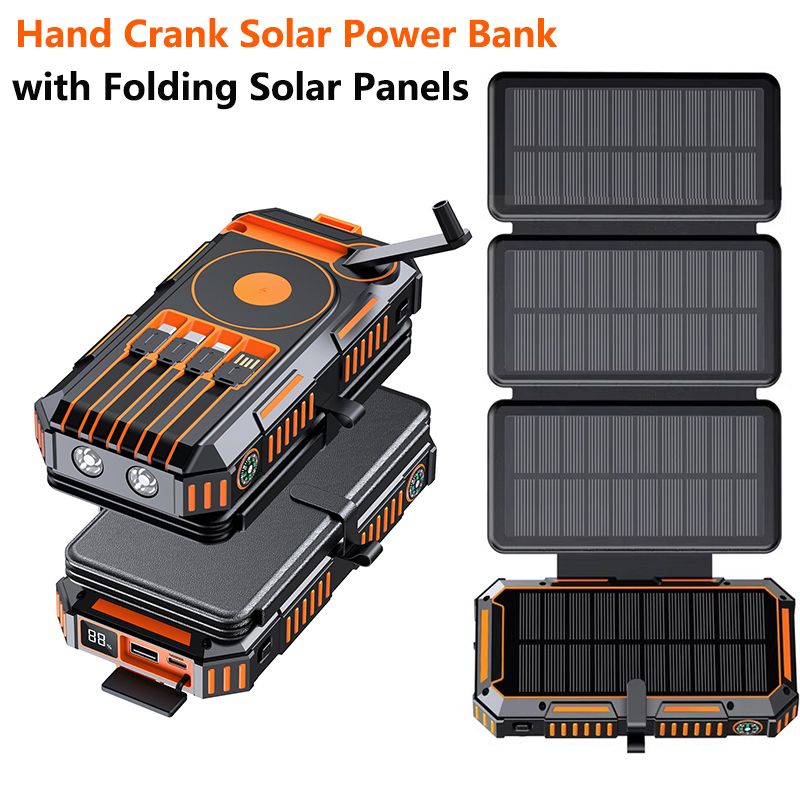 20000mAh Hand Crank Solar Powe – Usb Charger Dynamo recenzja i cena