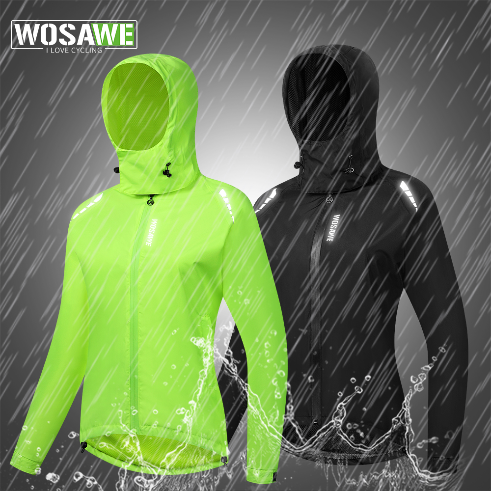 WOSAWE Cycling Raincoat Women  – Cycling Rain Jacket Commute recenzja i cena