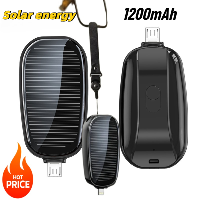 1200mAh Solar Mini Power Bank  – Usb Charger Dynamo recenzja i cena