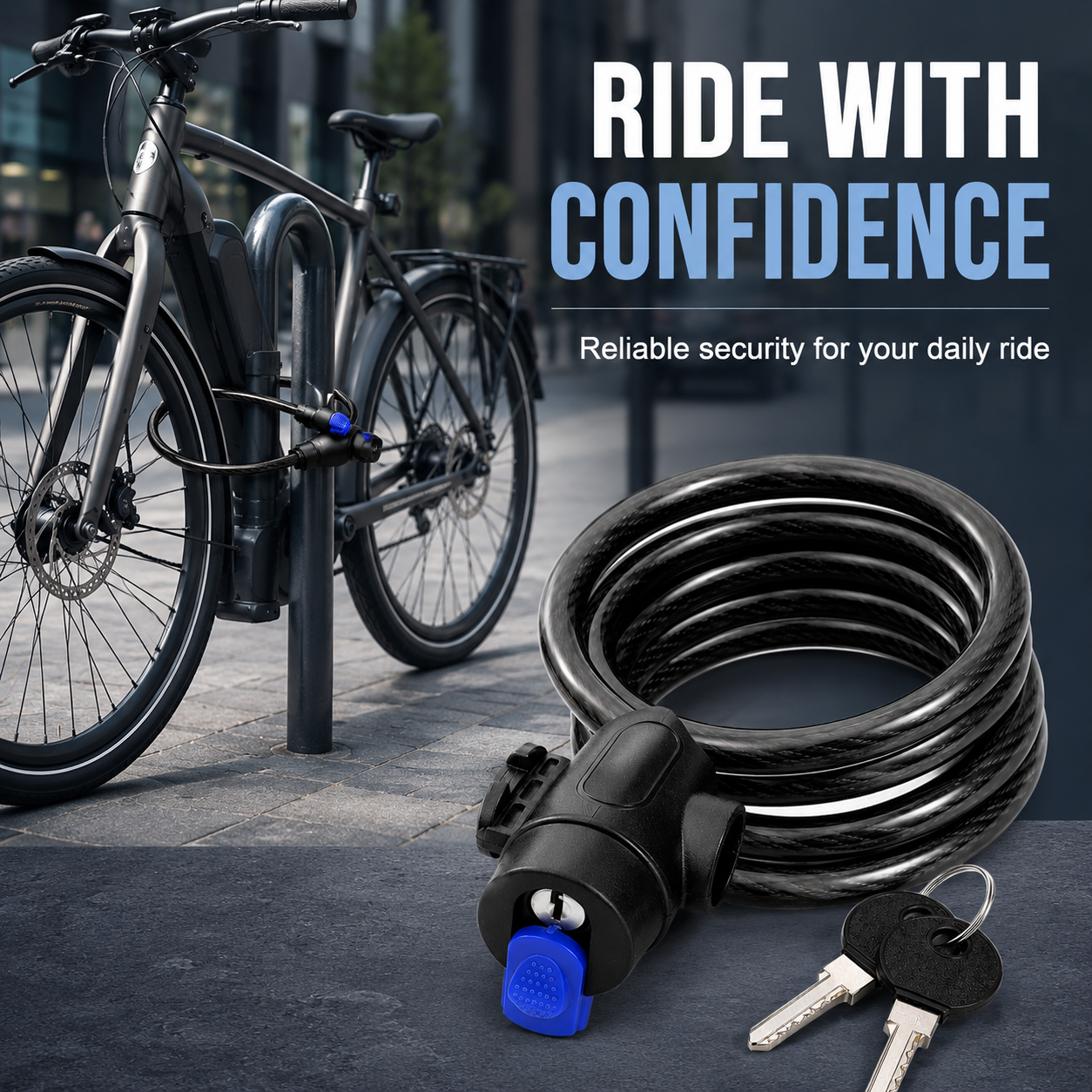 PINMOAP 1PC Bicycle Bike Lock  – Commuter Bike Lock recenzja i cena