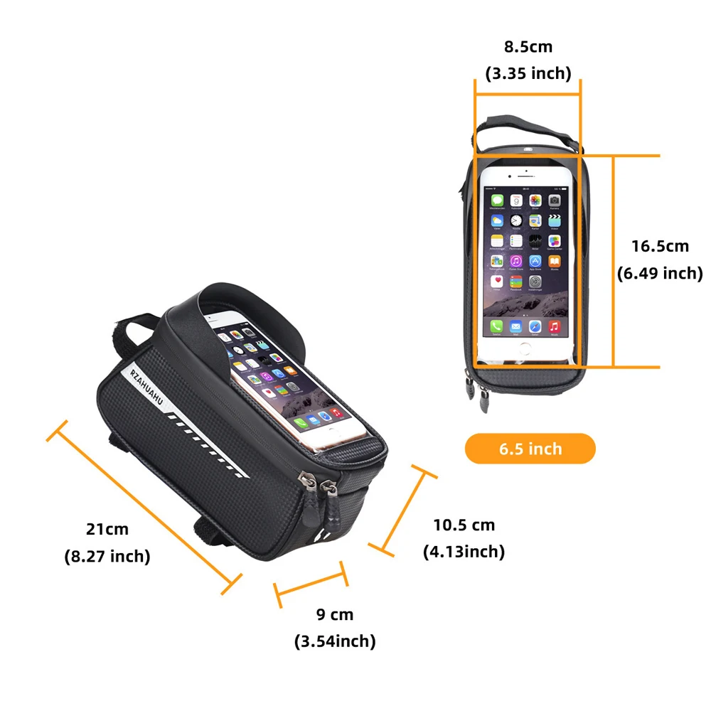 1 Pcs Bike Toptube Bag with Ph – Cycling Commuter Backpack Waterproof recenzja i cena