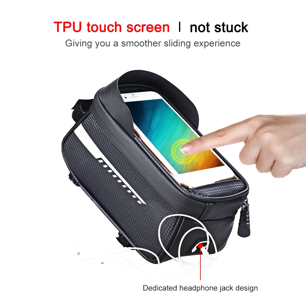 1 Pcs Bike Toptube Bag with Ph – Cycling Commuter Backpack Waterproof recenzja i cena
