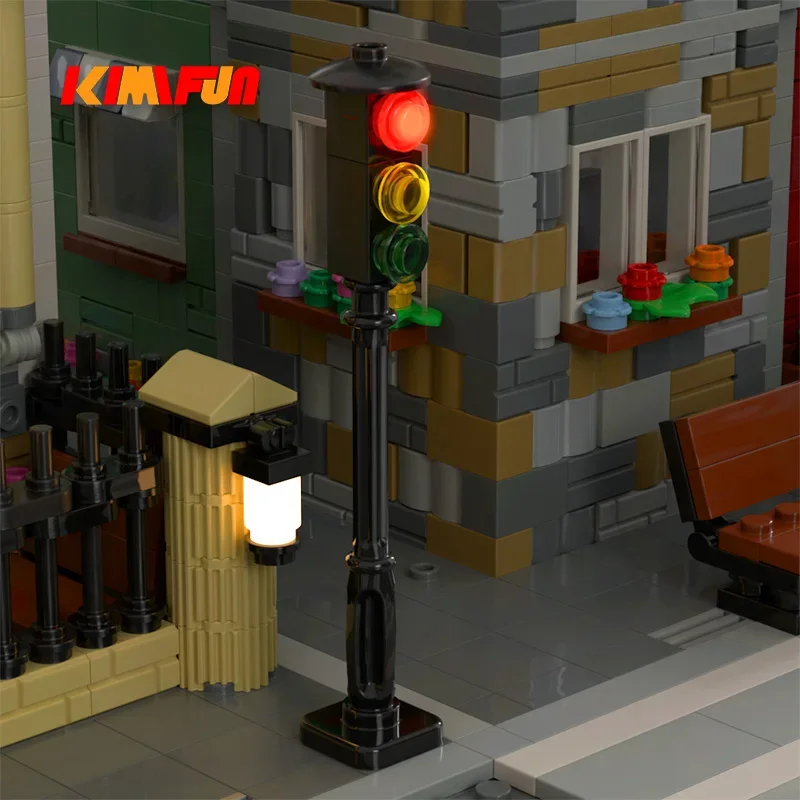 1pcs LED MOC Street Automatic  – Cycling In City recenzja i cena