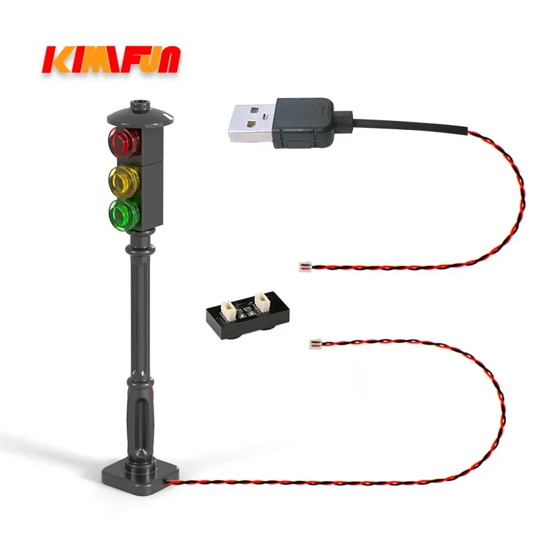 1pcs LED MOC Street Automatic  – Cycling In City recenzja i cena