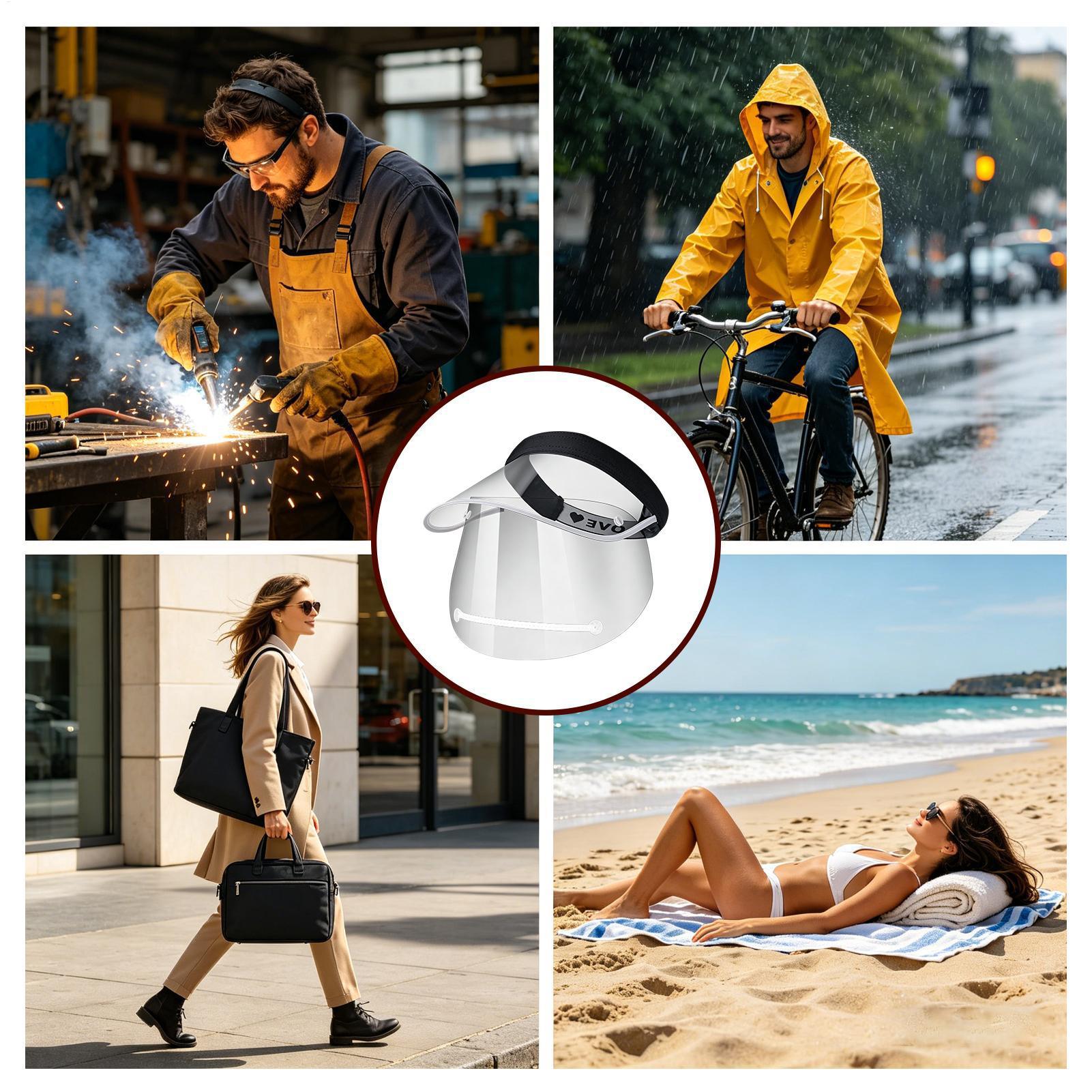 Rainproof Face Shield Clear Wi – Cycling Commute In Rain recenzja i cena