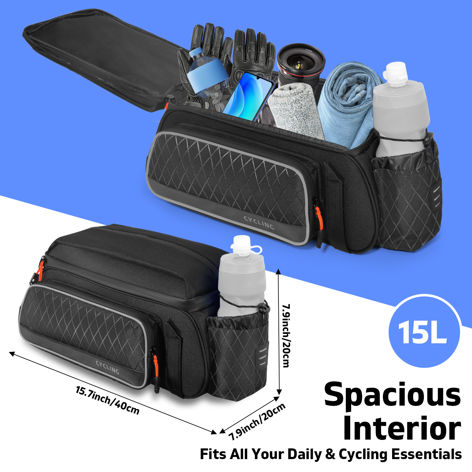 Cycling Rear Seat Bag Multifun – Cycling Commute Distance recenzja i cena