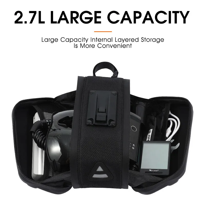 WEST BIKING Waterproof Bicycle – Saddle Bag Under Seat recenzja i cena