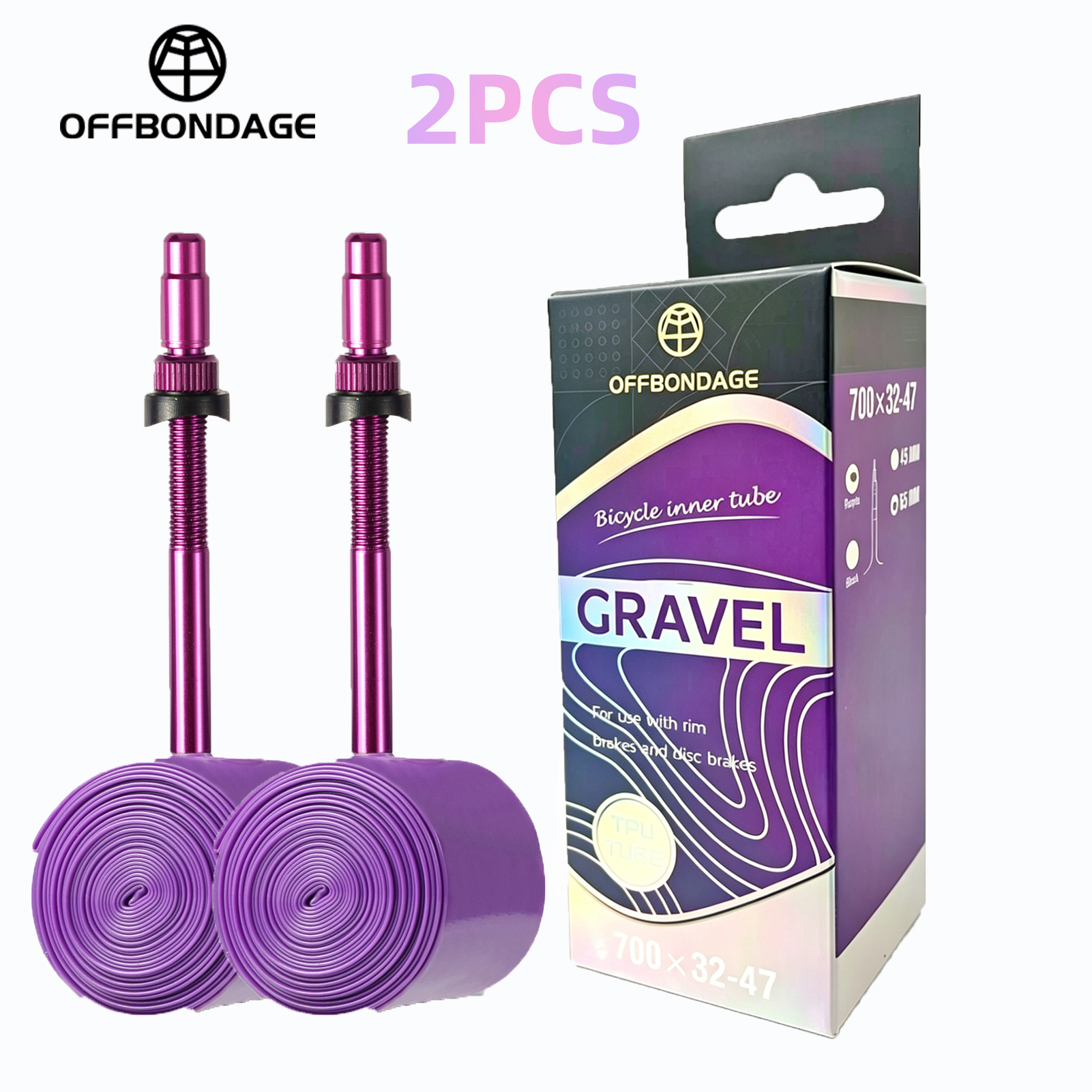 OFFBONDAGE 2pcs Bike TPU Inner – Inner Tube 700C recenzja i cena