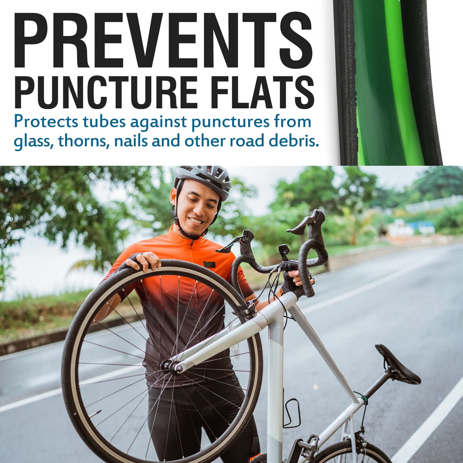 Bike Tire Liner-Help Prevent F – Inner Tube 700C recenzja i cena