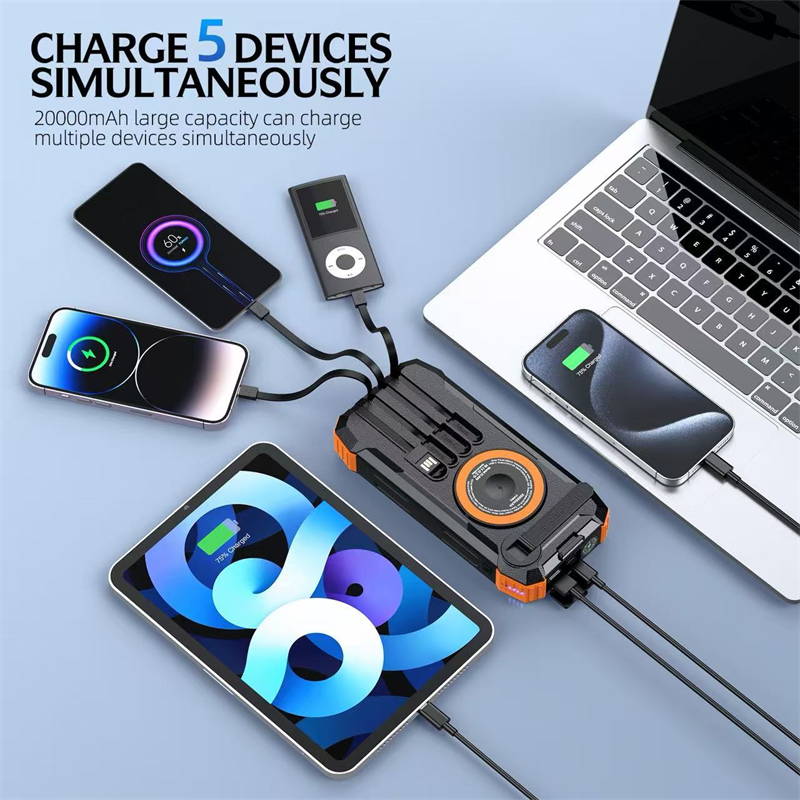 20000mAh Hand Crank Solar Powe – Usb Charger Dynamo recenzja i cena