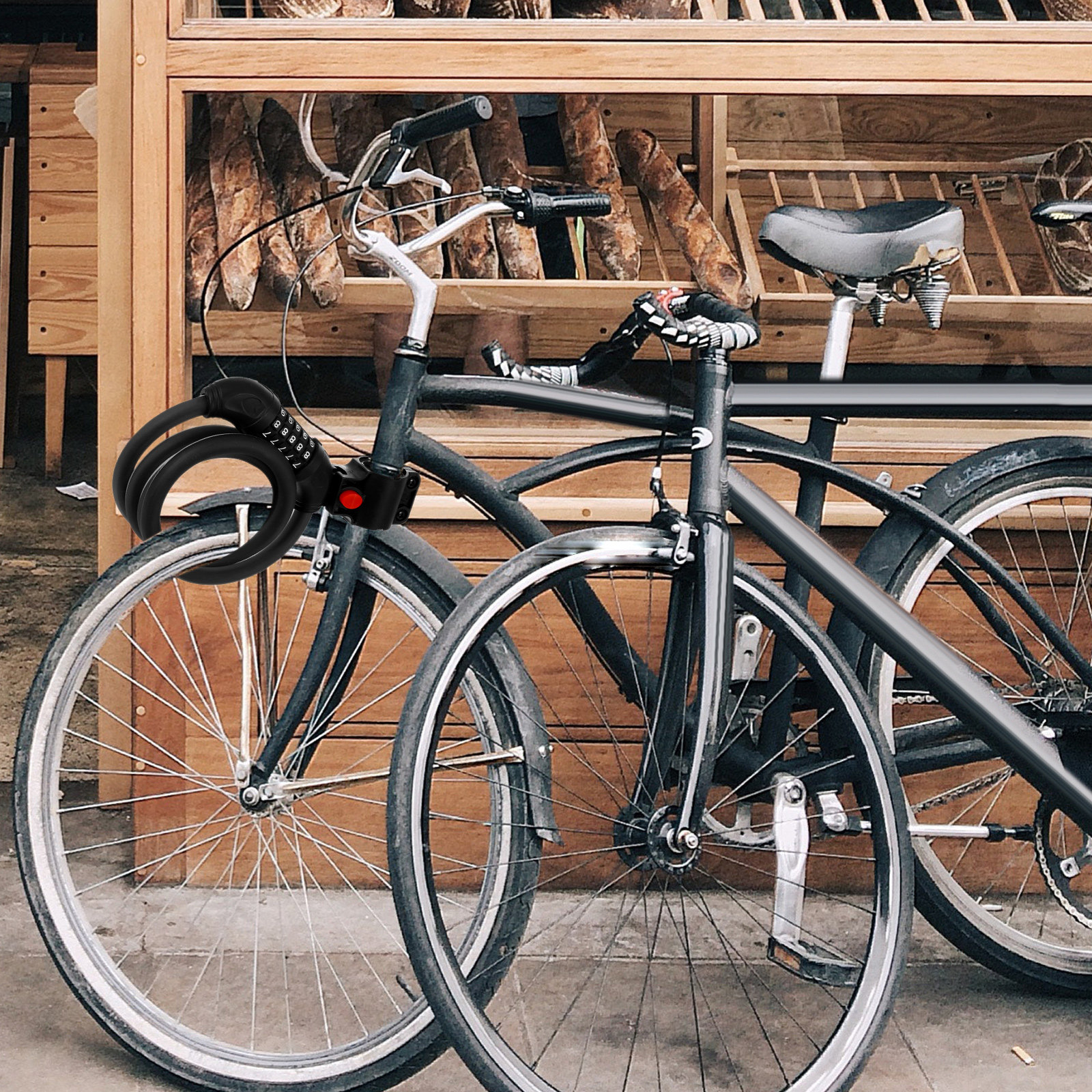 Reflective Stretch Cable Lock  – Commuter Bike Lock recenzja i cena