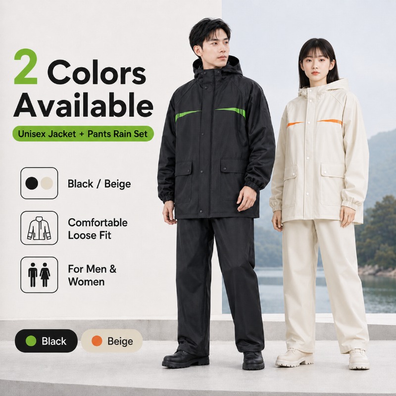 Unisex 2-Piece Waterproof Cycl – Cycling Commute In Rain recenzja i cena