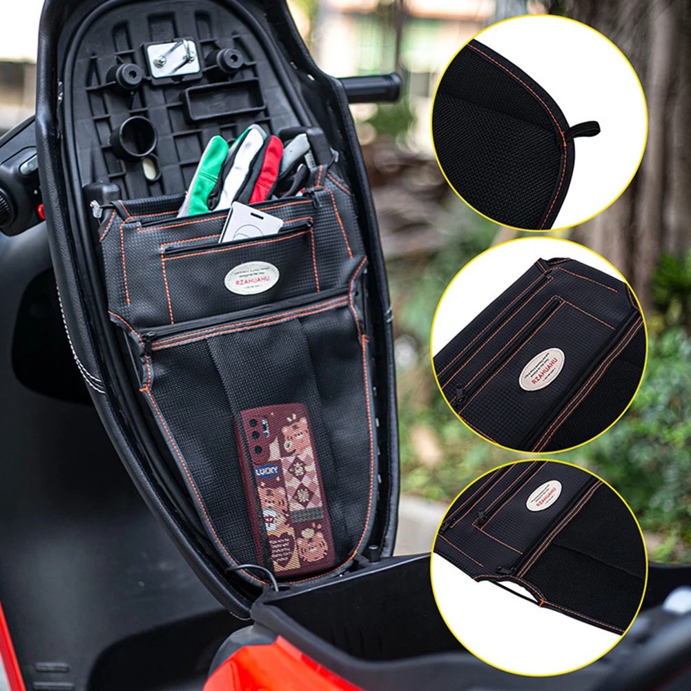 RZAHUAHU Motorcycle Under Seat – Saddle Bag Under Seat recenzja i cena