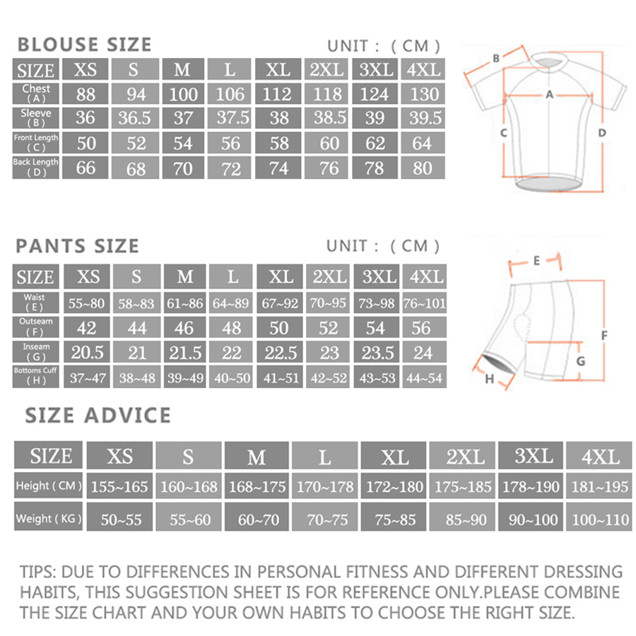 Rcn Rvouei Cycling Jersey Set  – Cycling Commute Shorts recenzja i cena