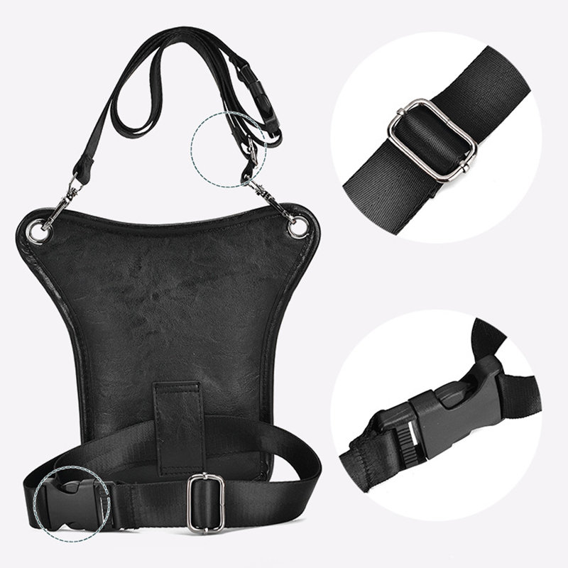 Vintage Pu Leather Waist Pack  – Cycling Commuter Bag recenzja i cena