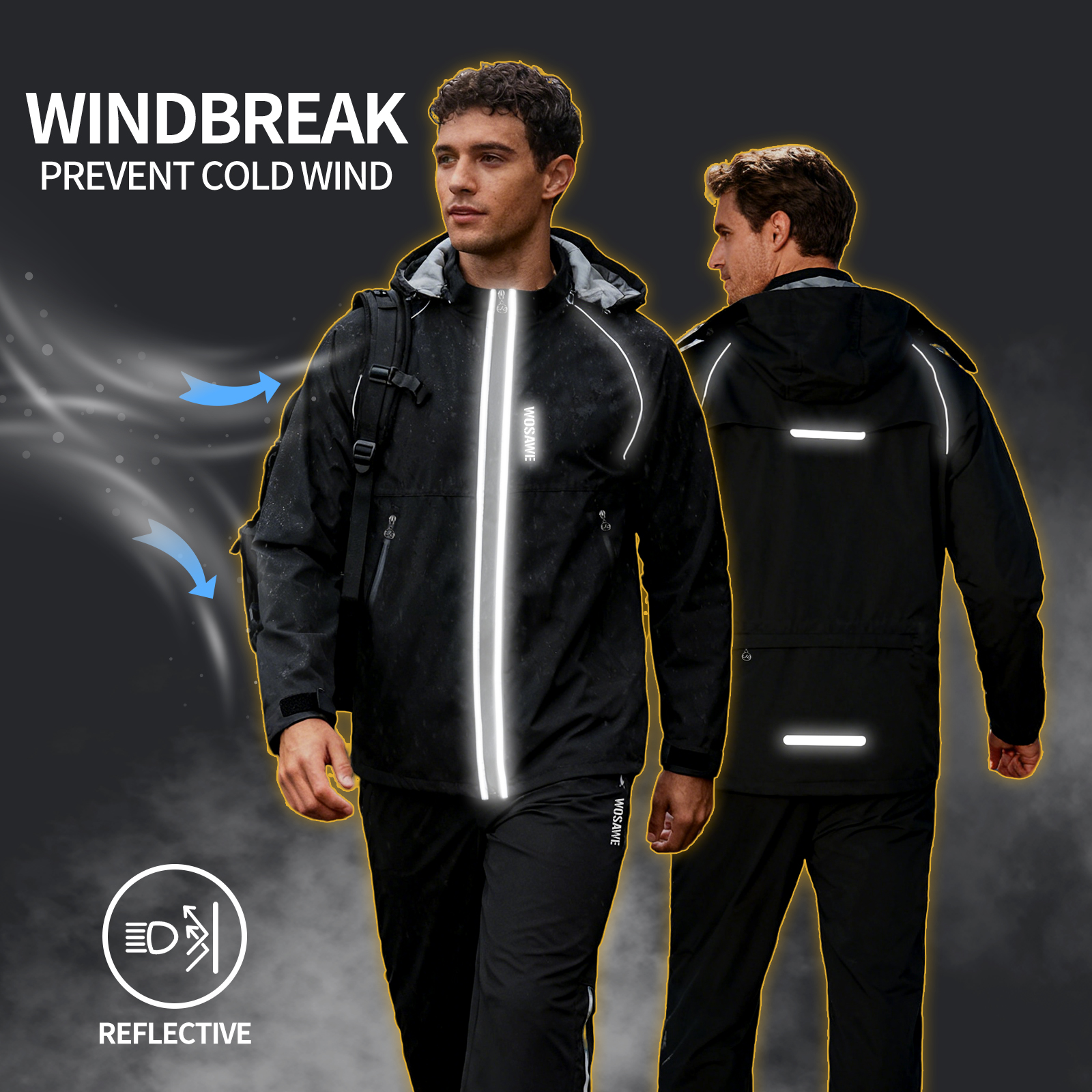 WOSAWE Reflective Motorcycle R – Cycling Commute In Rain recenzja i cena