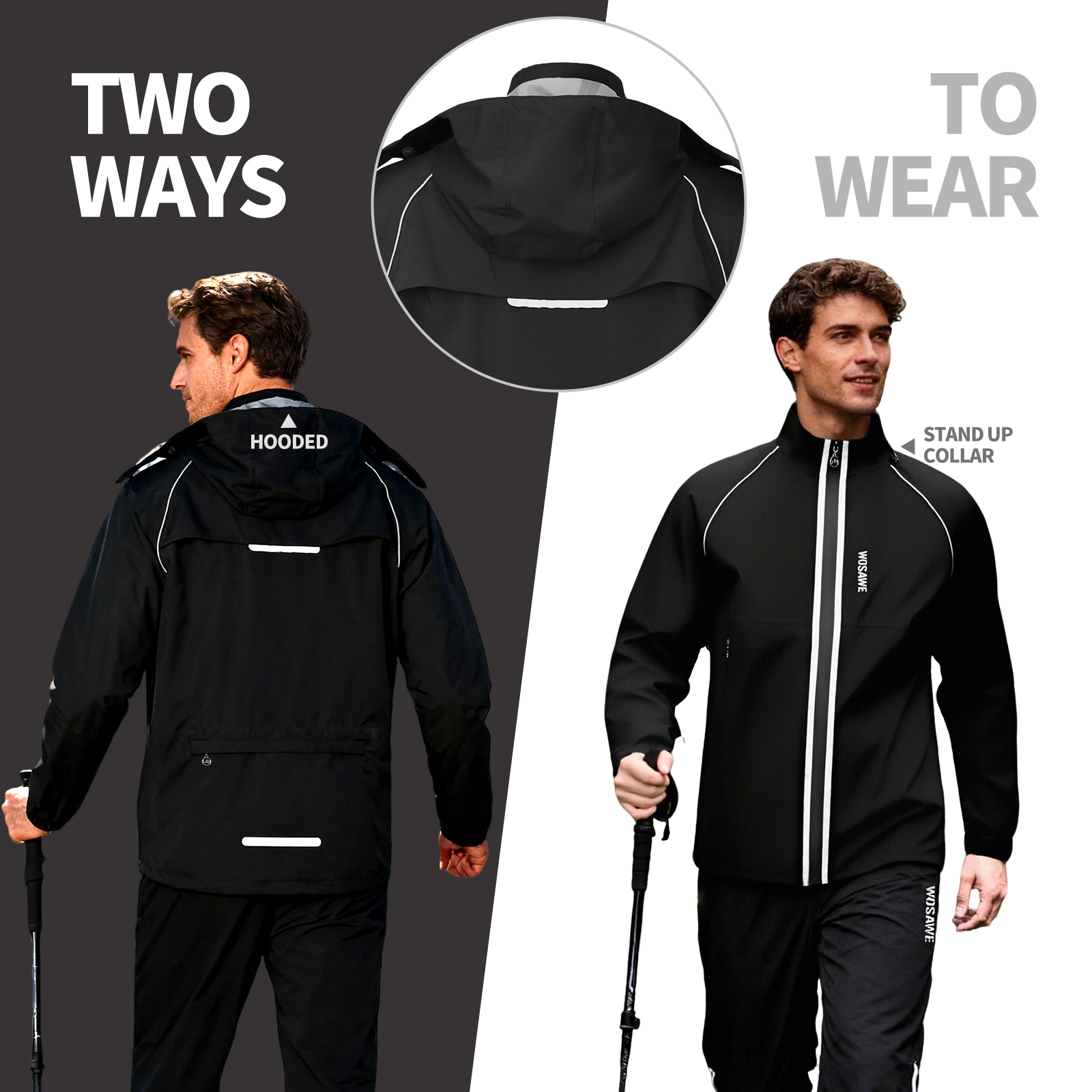 WOSAWE Reflective Motorcycle R – Cycling Commute In Rain recenzja i cena