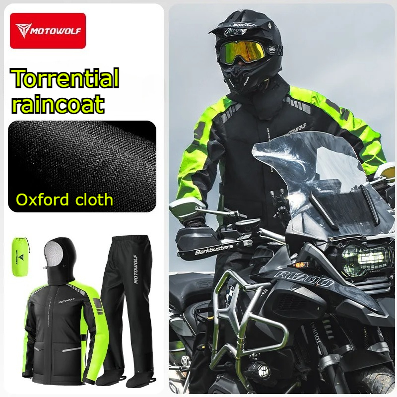 Motowolf Reflective Motorcycle – Cycling Commute In Rain recenzja i cena