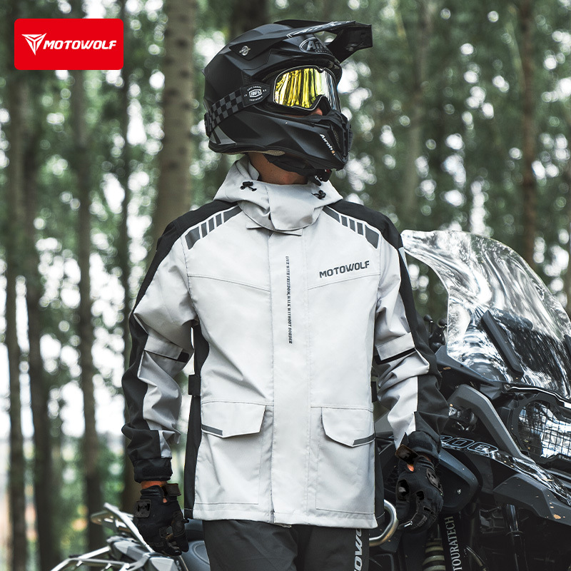 Motowolf Reflective Motorcycle – Cycling Commute In Rain recenzja i cena